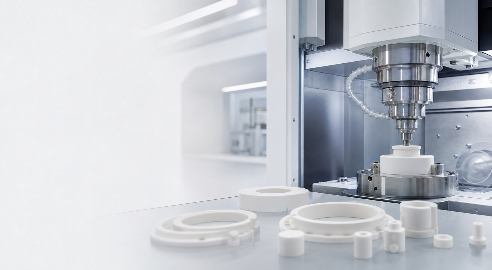 Ceramic machining workstation